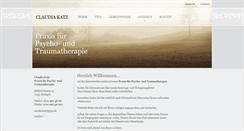 Desktop Screenshot of claudiakatz.de